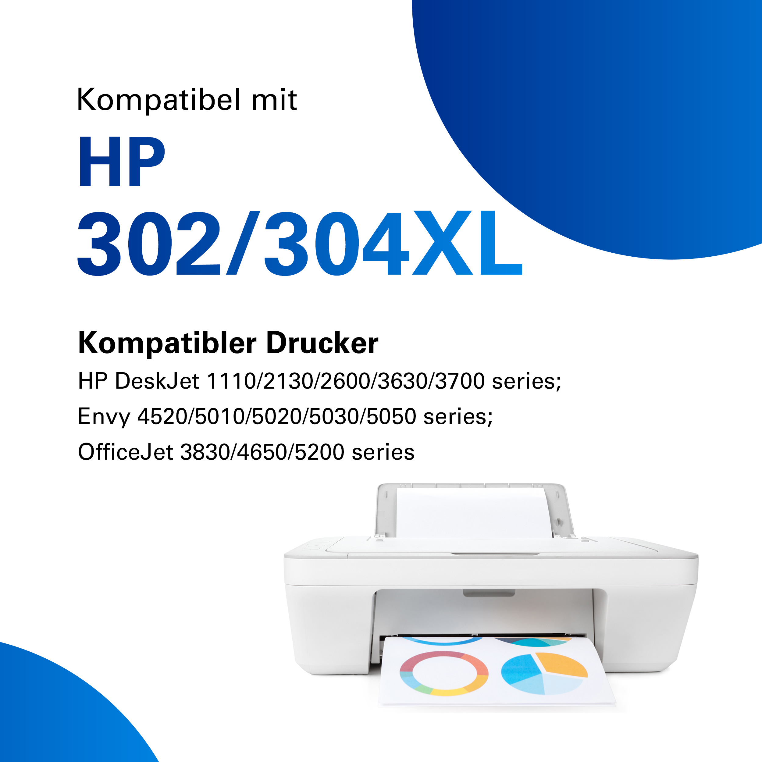 Stampante HP con carta stampata
