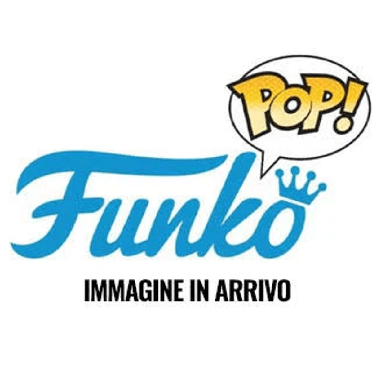 El logo de Funko POP! con el texto 'IMMAGINE IN ARRIVO'.