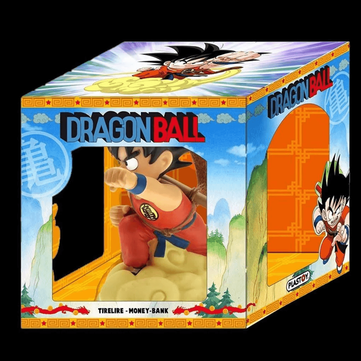 Hucha "Tirelire - Money-Bank" de Dragon Ball con figura de Goku.
