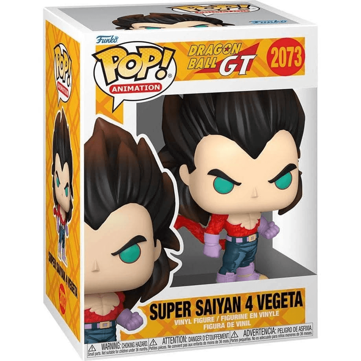 Figura Funko Pop! de Super Saiyan 4 Vegeta, modelo 2073, de Dragon Ball GT.