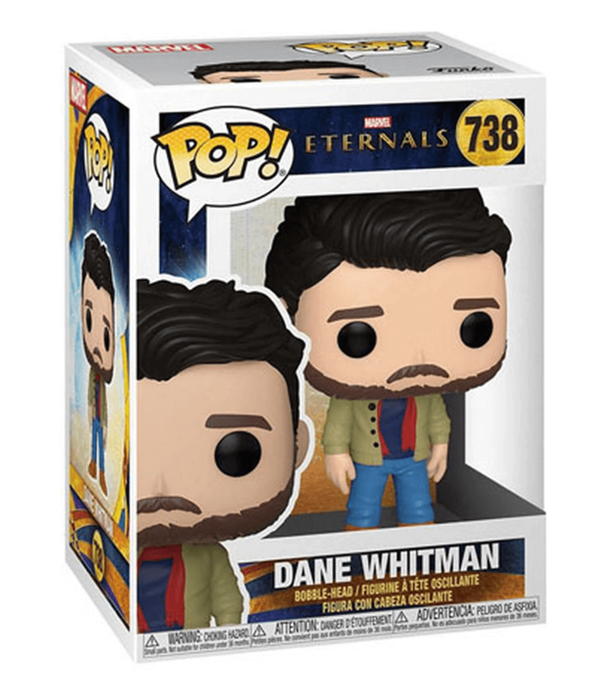 Figura Funko Pop! de Dane Whitman de Eternals de Marvel, n.º 738.