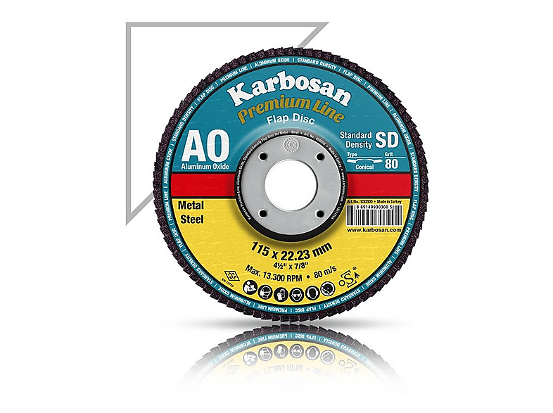 KARBOSAN Flap Disk 115 mm 60 Kum Zımpara Fiyat & Özellik | MediaMarkt