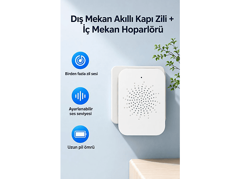 TORIMA X9 Kablosuz Akıllı Su Geçirmez Kapı Zili Fiyat & Özellik