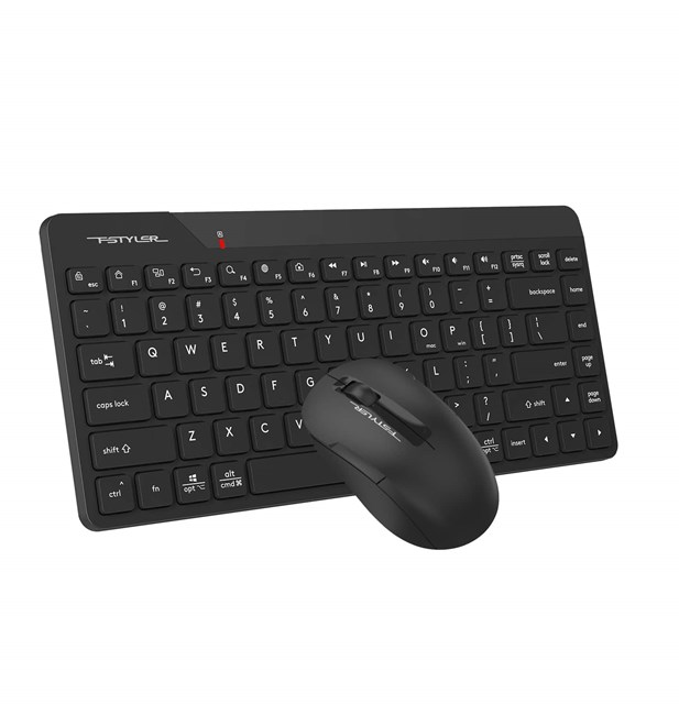 A4TECH Mini FG2200 AIR2 Kablosuz Klavye ve Mouse Seti Siyah
