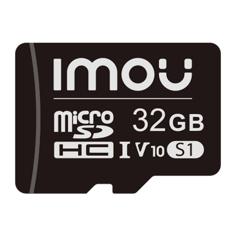 Scheda Micro SD nera da 32 GB con scritte HC I V10 S1.