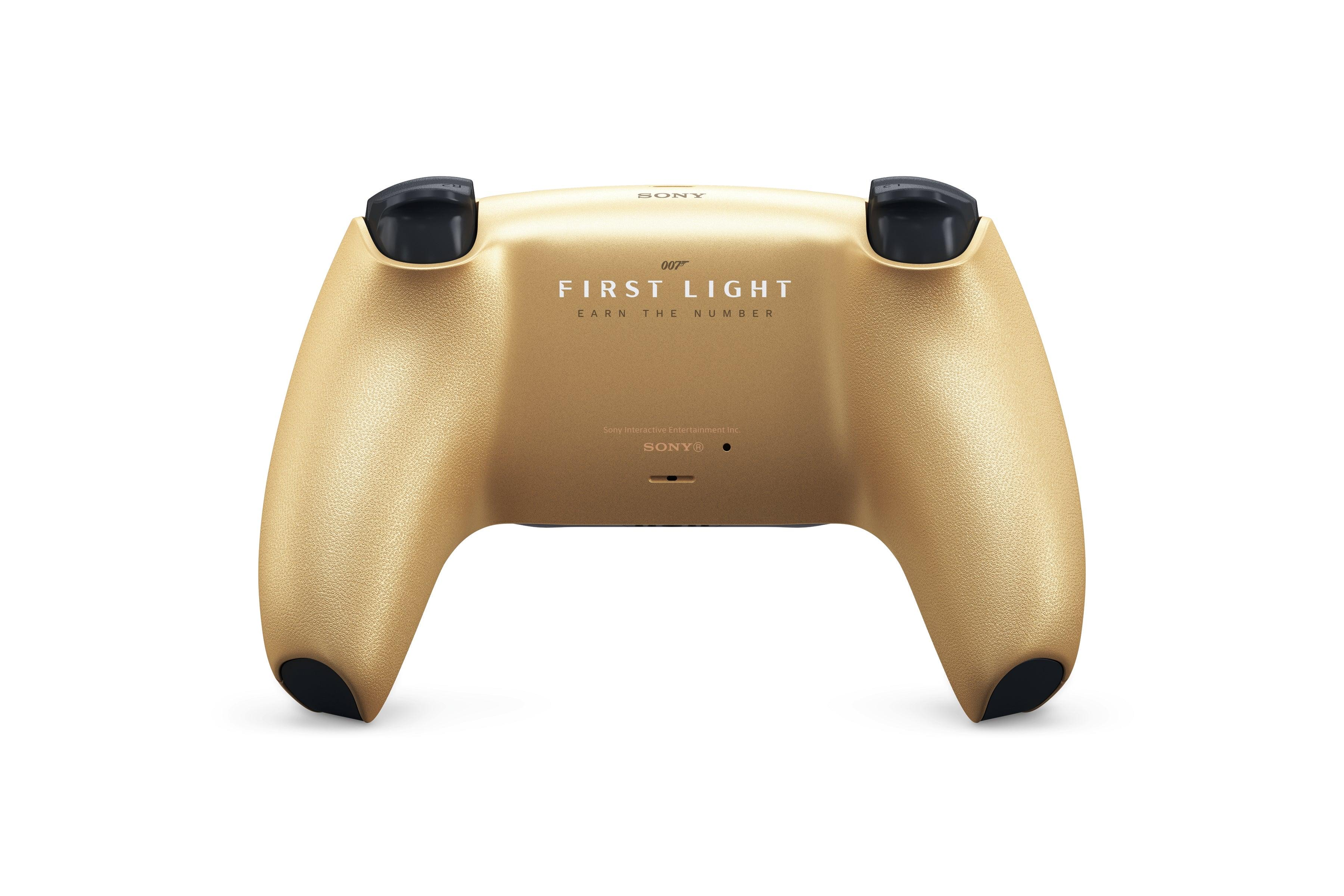 Kontroler bezprzewodowy PLAYSTATION DUALSENSE 007 FIRST LIGHT EDYCJA LIMITOWANA Złoty