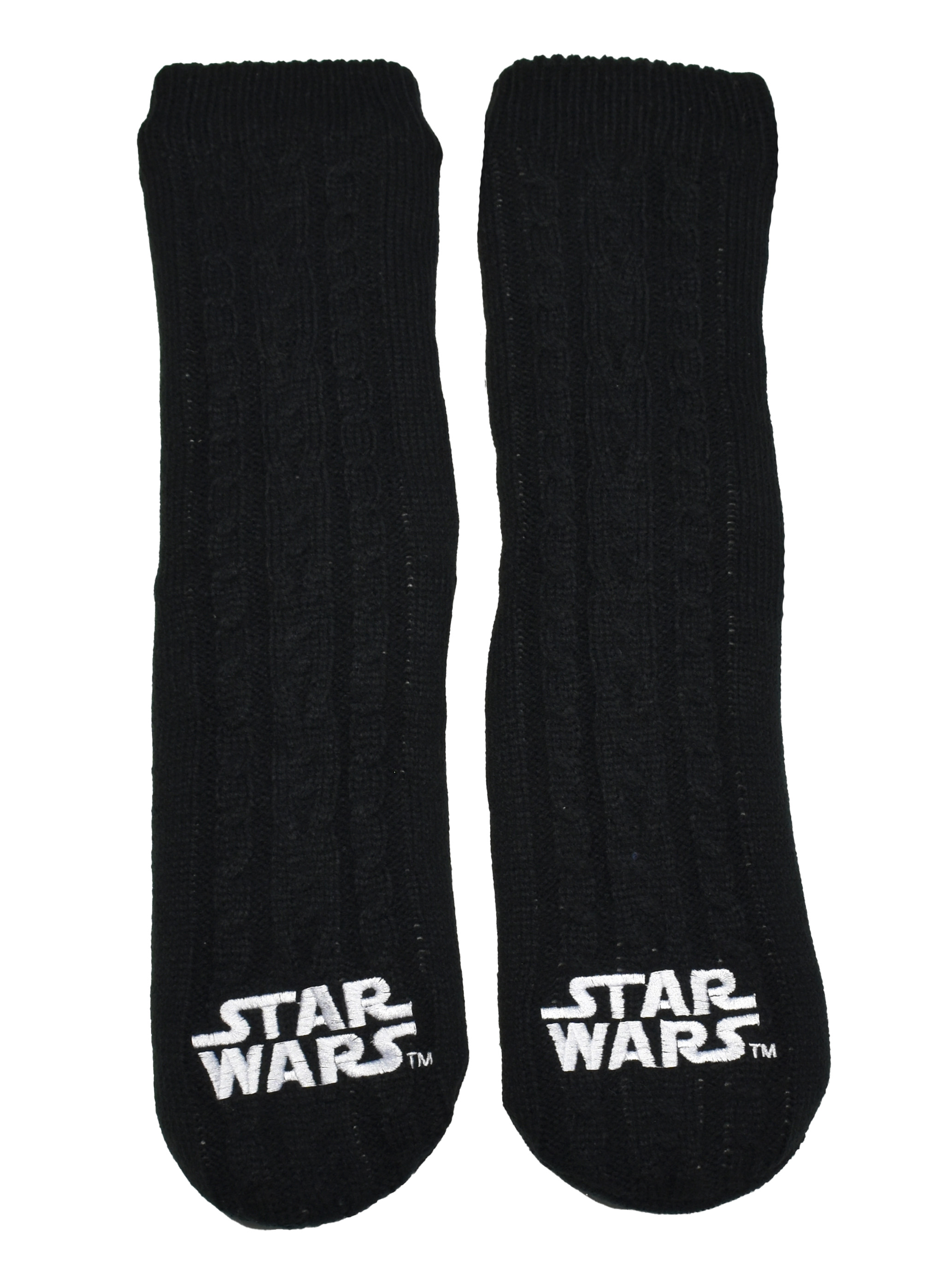 Schwarze Socken mit "Star Wars"-Logo.