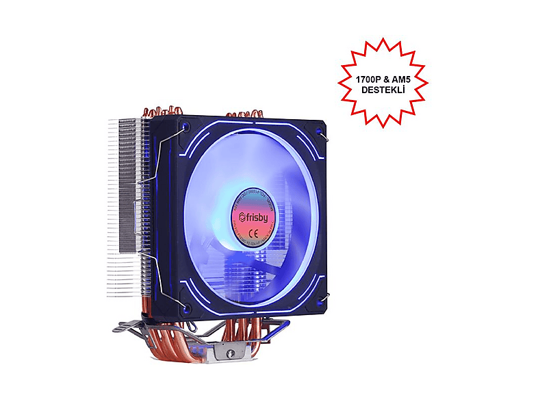 FRISBY FCL-F1336C (P6S) Intel 1366/115X/1200/1700-AMD AM2/AM2+/AM3/AM4/AM5 İşlemci Fan