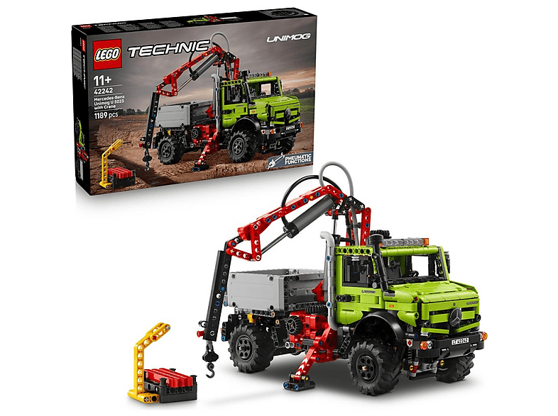 LEGO Technic Vinçli Mercedes-Benz Unimog U 5023 1189 Parça 42242