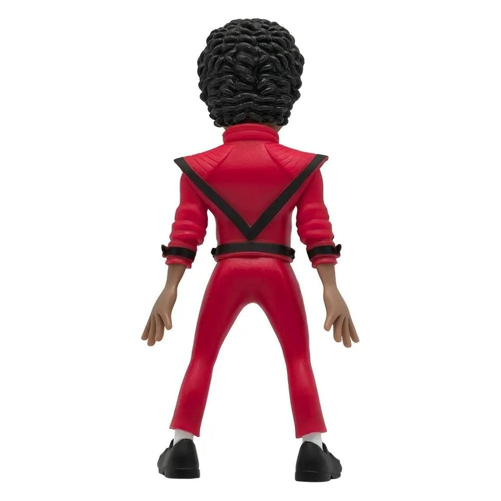 Rote Figur mit schwarzem Afro, von hinten gesehen.