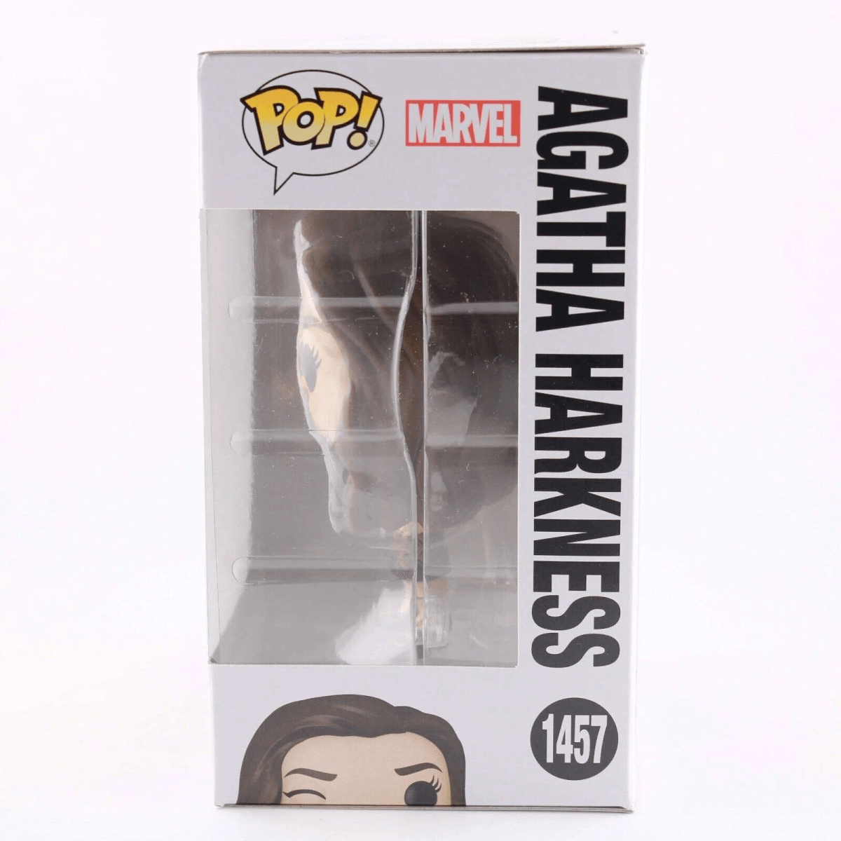 Figura Funko Pop! Marvel Agatha Harkness 1457 en caja.