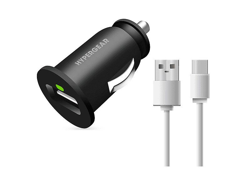 HYPERGEAR 2.1A 2X Hızlı Set Type-C Kablo Şarj Cihazı Siyah