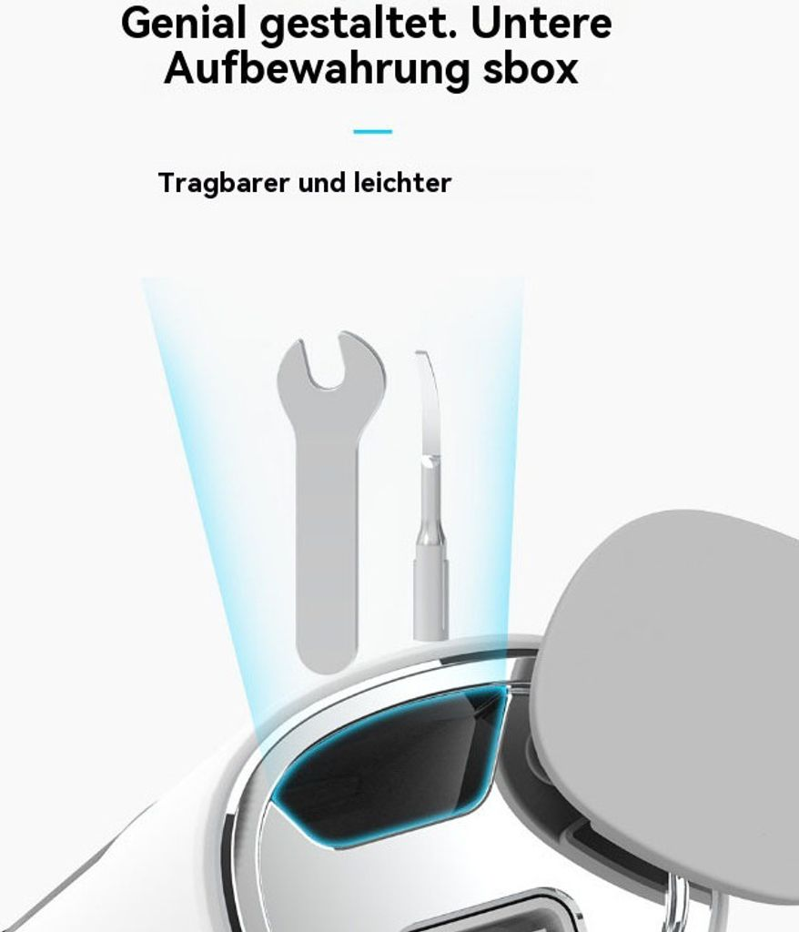 Ein silberner Schraubenschlüssel und ein Messer auf weißem Grund.