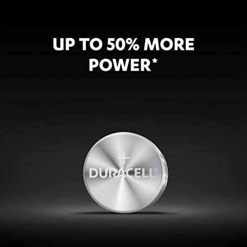 Duracell battery with text 'UP TO 50% MORE POWER*'