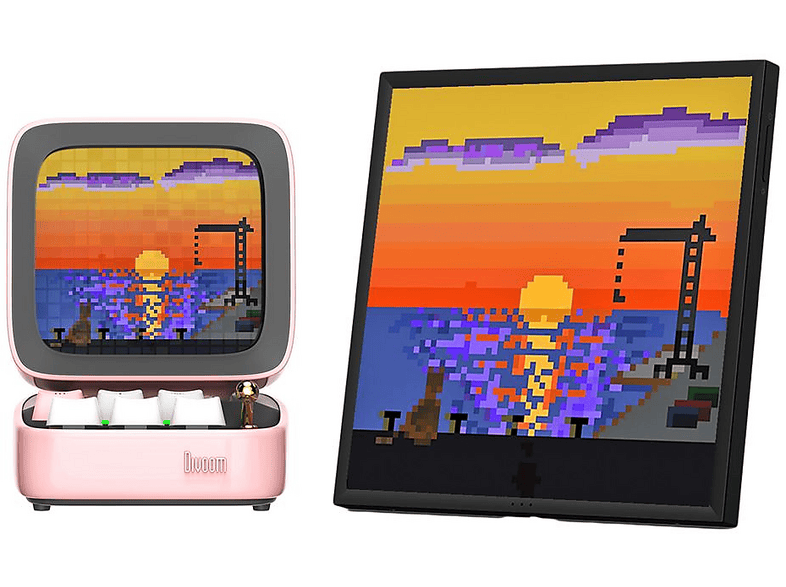 DIVOOM Ditoo Pro Bluetooth ve Pixoo-64 Hoparlör ve Dijital Ekran