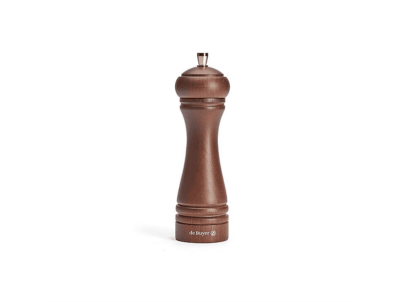 DE BUYER S346.180202 Koyu Ahşap 18 cm Tuz Değirmeni Ahşap