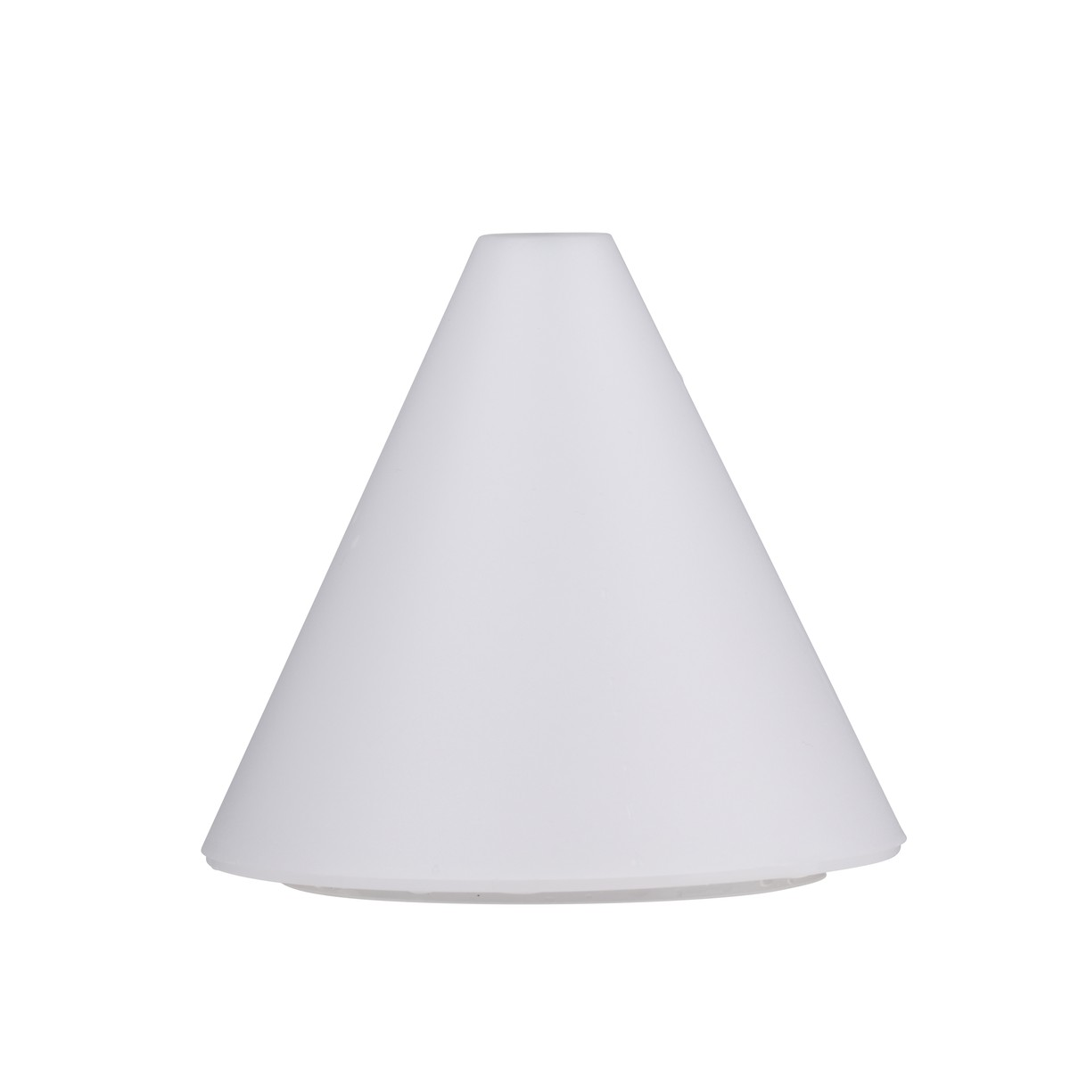A white conical diffuser with a rounded base.
