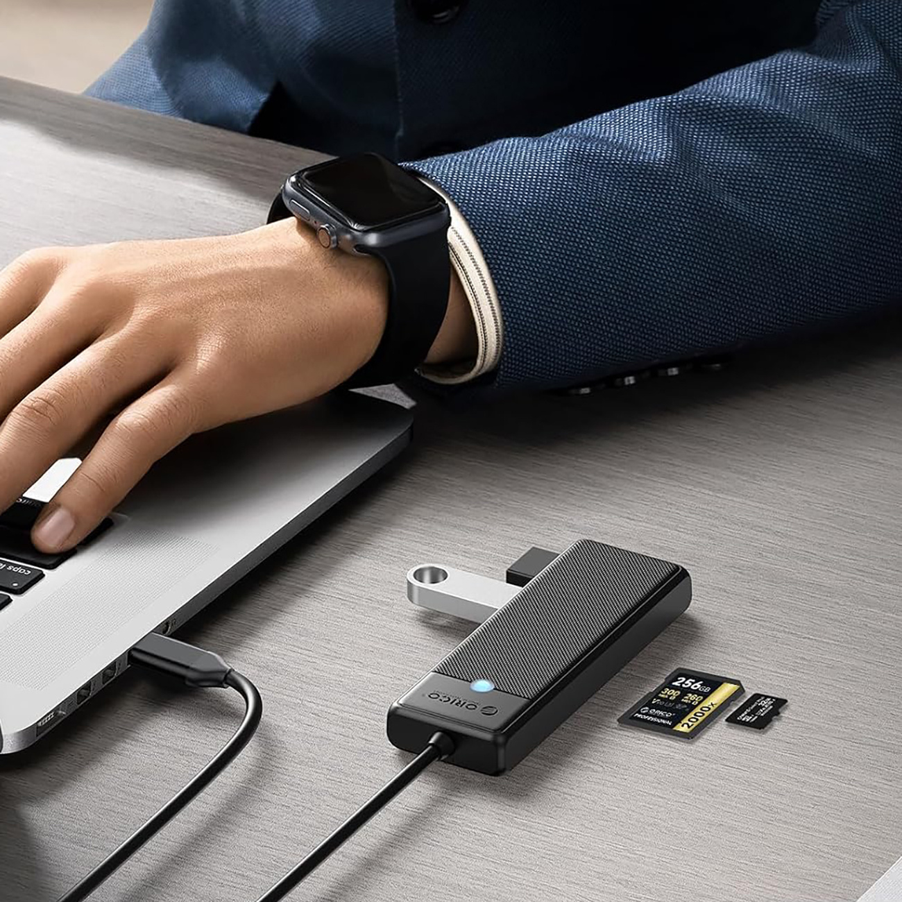 Hub USB ORICO PAPW3AT-C3 Czarny