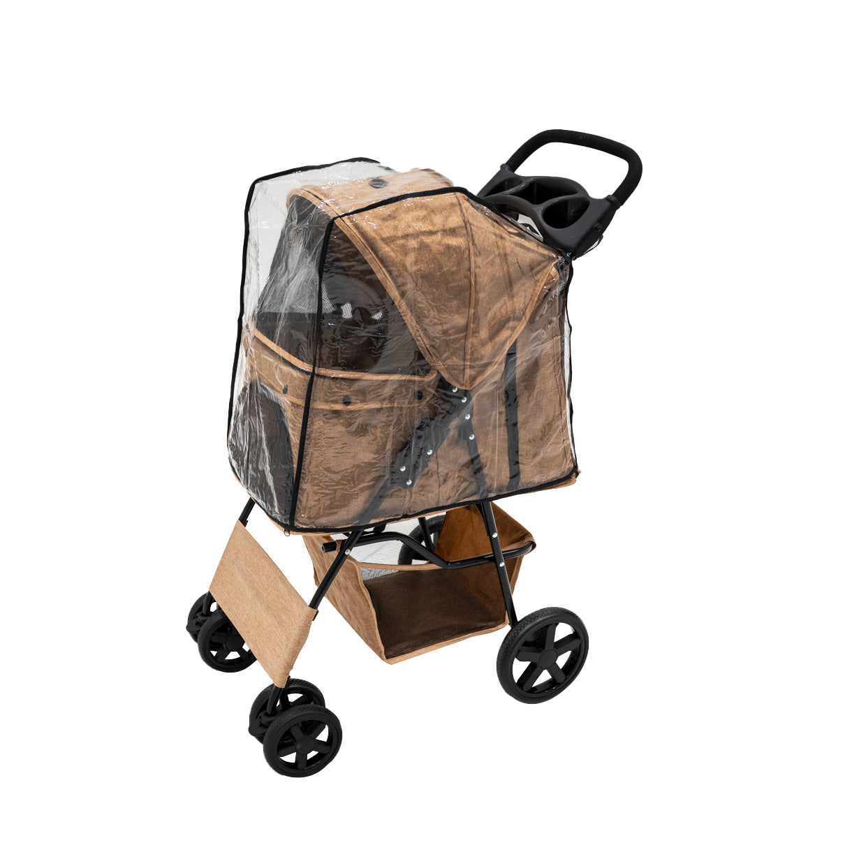 Cochecito para mascotas - MONSTER para Mascotas, para Perro, carga máxima 15 kg, Beige