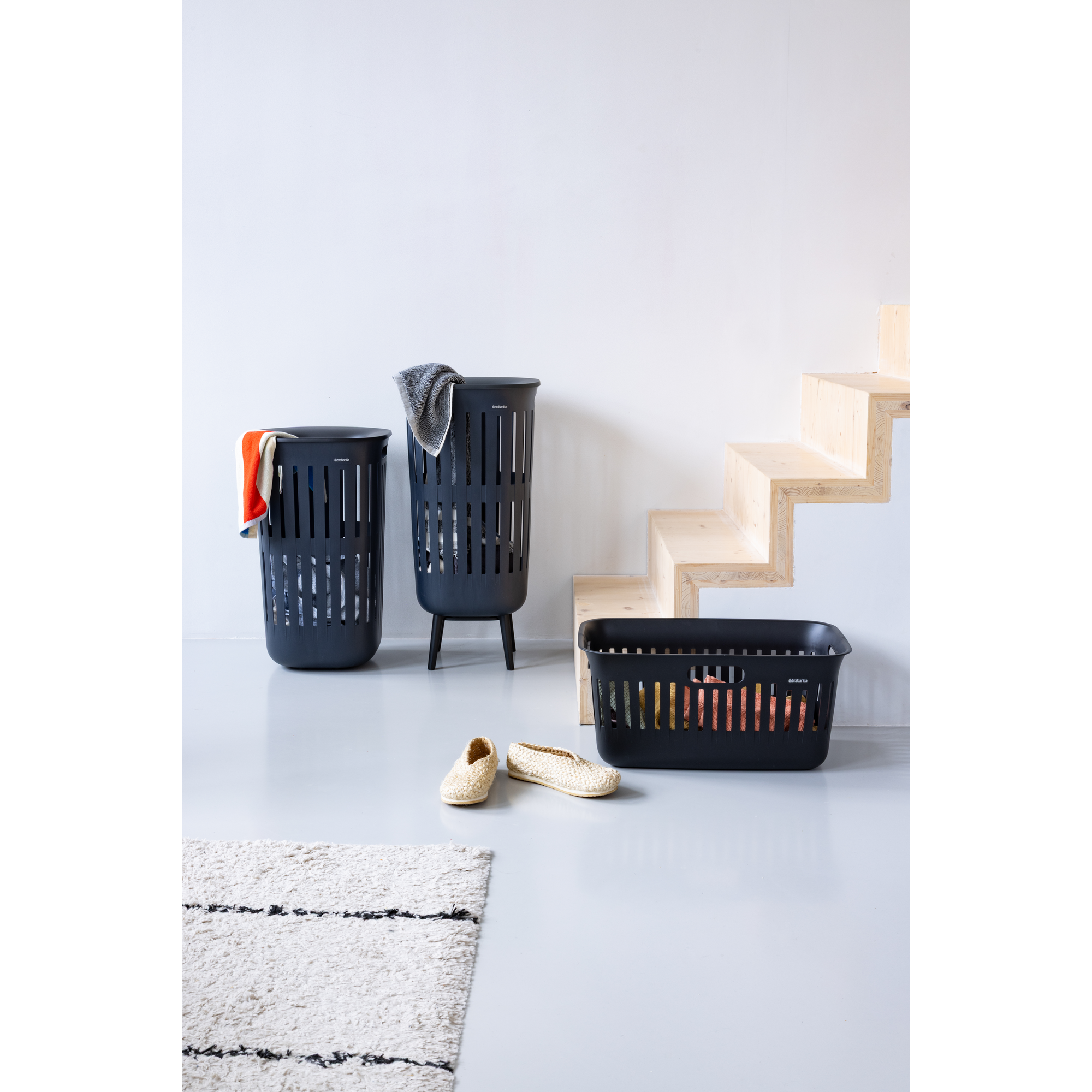 Brabantia Collect-It Laundry Basket 55L, set of 2 -