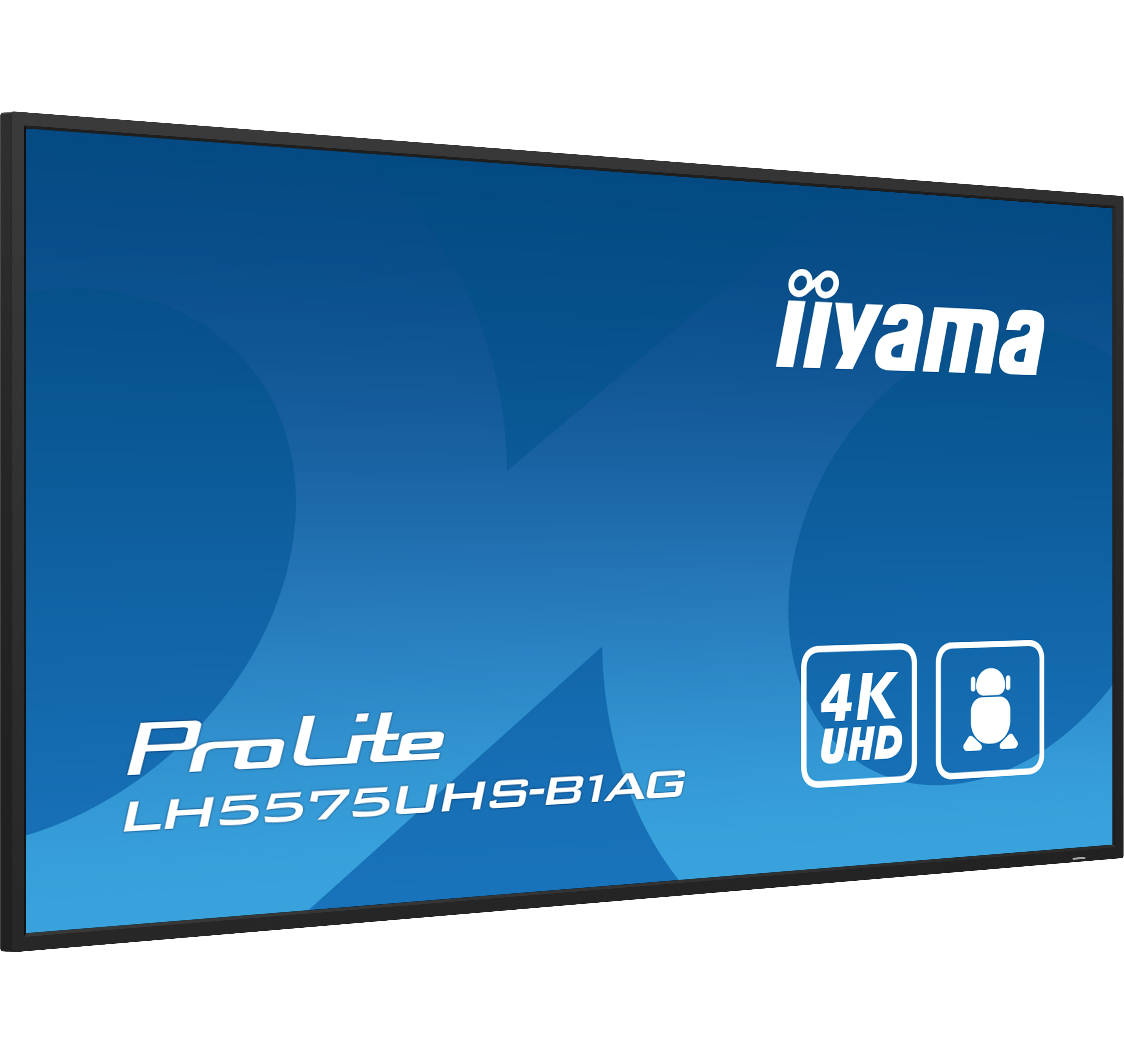 IIYAMA LH5575UHSB1AG MONITOR, 55 ", UHD 4K, 3840 x 2160 pixel, tempo di risposta 8 ms, refresh rate 60 Hz
