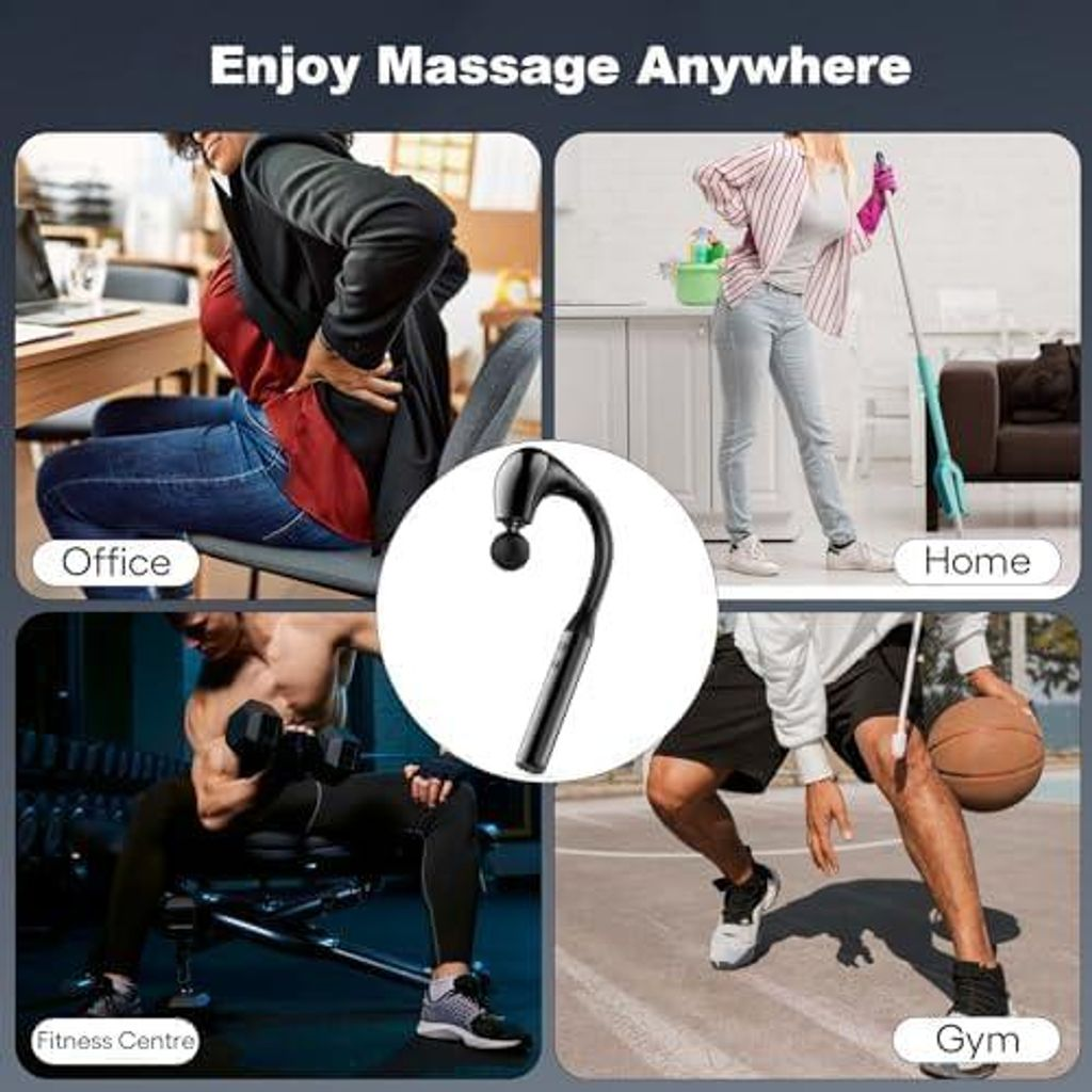 Massagegerät für Büro, Zuhause, Fitnessstudio und Sport.