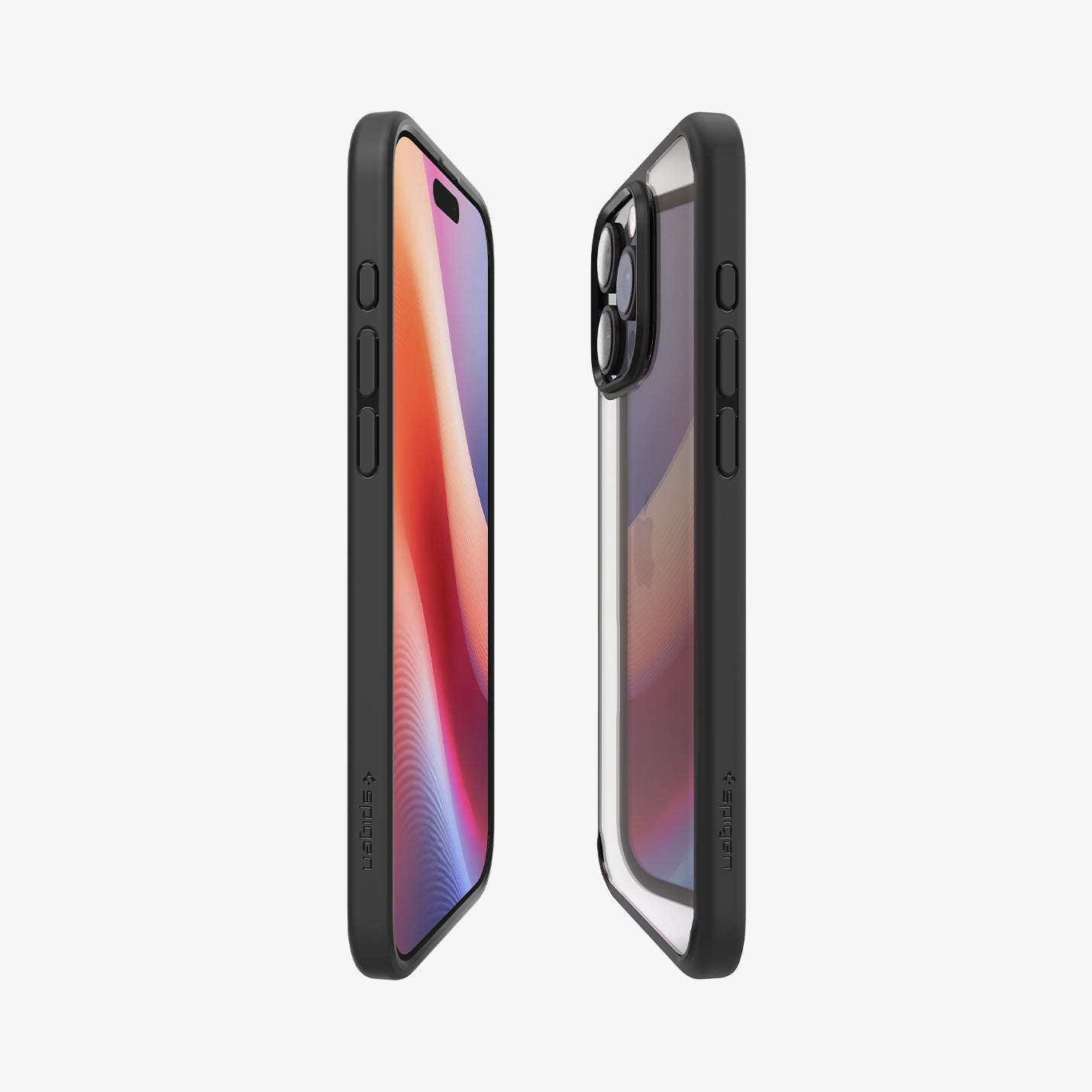 Due custodie per iPhone su sfondo bianco.