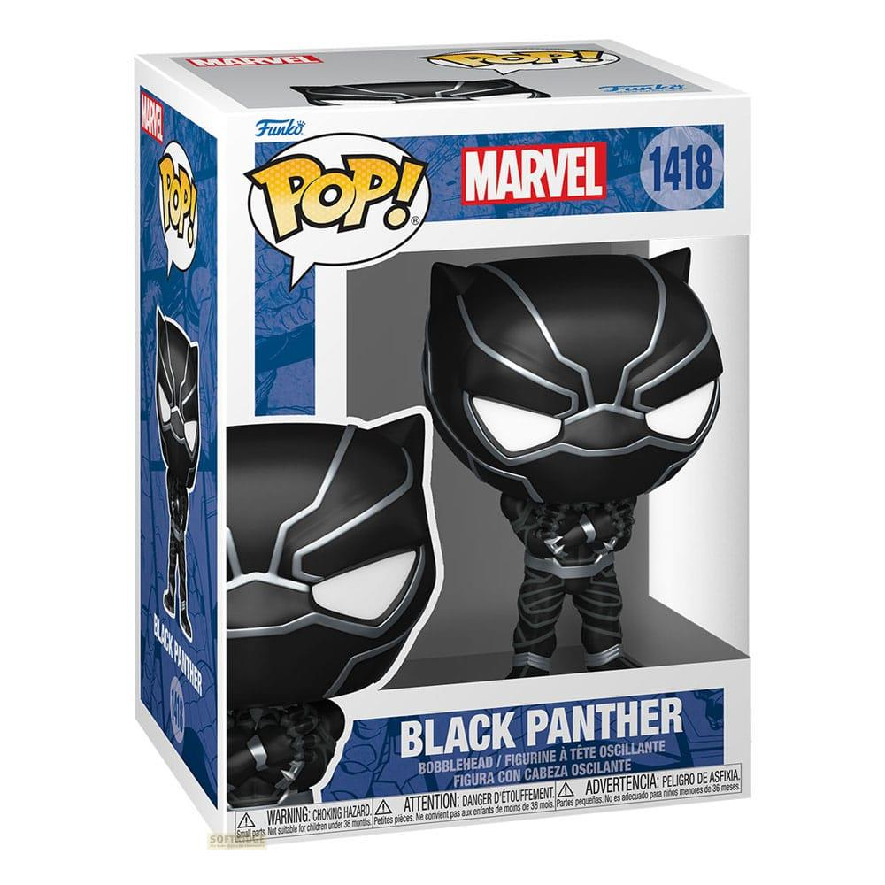 Action figure Funko Pop! Black Panther in box, Marvel, n.1418.