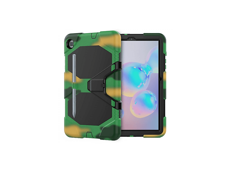 NEWFACE Griffin Tablet Kapak Samsung Galaxy P610 Tab S6 Lite 10.4 Uyumlu Tablet Kılıfı Kamuflaj