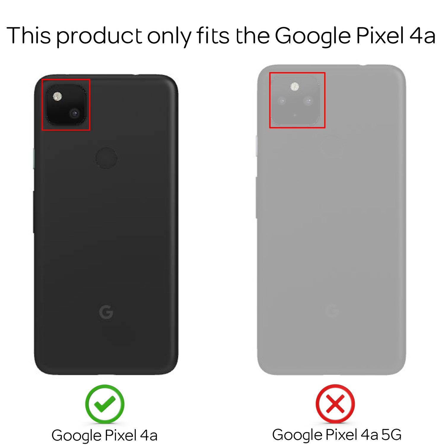 Confronto tra due modelli Google Pixel. A sinistra Pixel 4a, a destra Pixel 4a 5G.