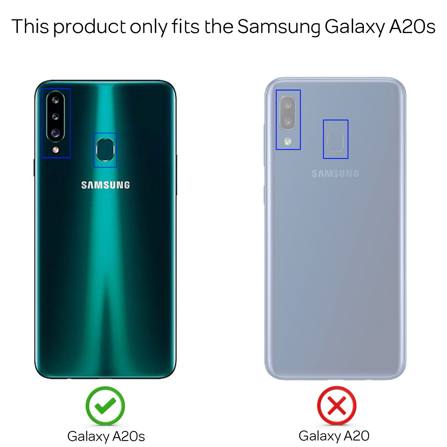 Zwei Samsung-Handys. Eines passt, das andere nicht.