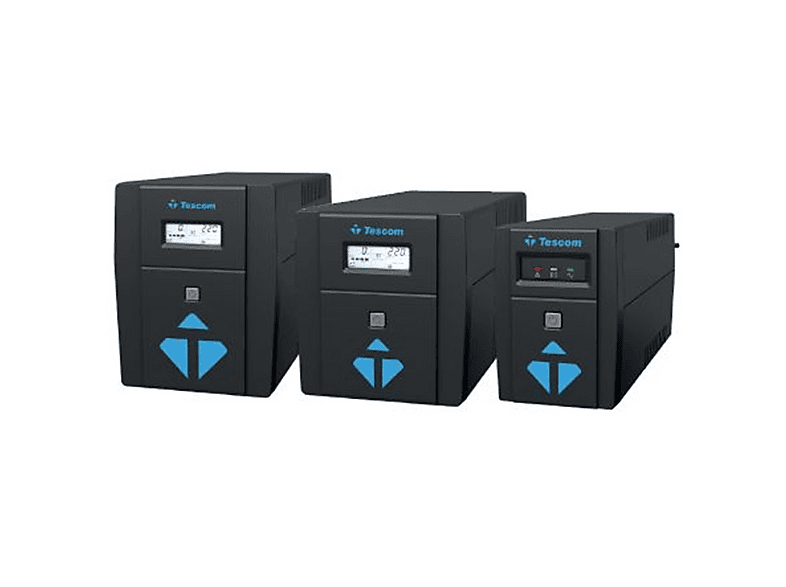 TESCOM Leoap 800VA 1F/1F (1X9AH) 5/10DK Line İnteraktif UPS Siyah