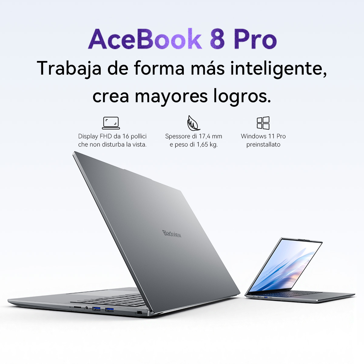 Dos portátiles grises, uno abierto, el otro con la pantalla hacia adelante.