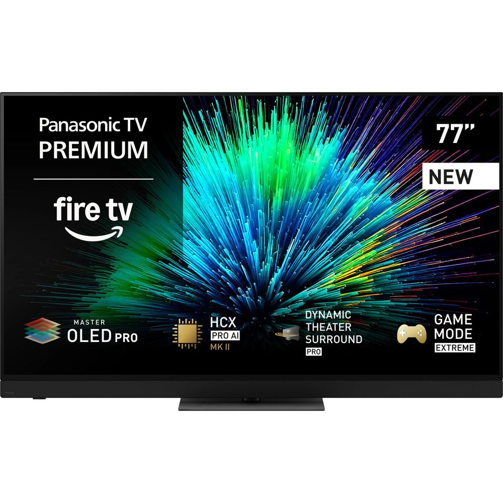 TV OLED Panasonic 77" avec Fire TV, HCX Pro AI, Dynamic Theater Surround, Game Mode Extreme.