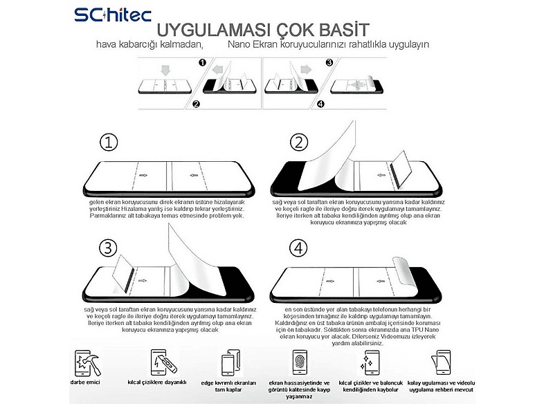 SCHITEC Samsung Galaxy Z TriFold Uyumlu Dış Ekran Mat Hidrojel