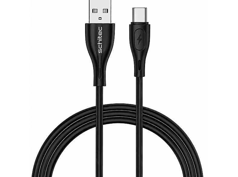 SCHITEC HG/C-09AC USB-A to Type-C 60 W 1 m Hızlı Şarj ve Data Kablosu Siyah