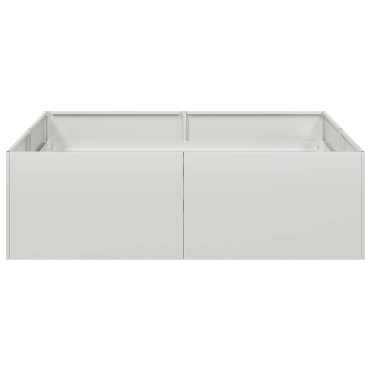 Un semplice mobile bianco simile a un mobile basso.