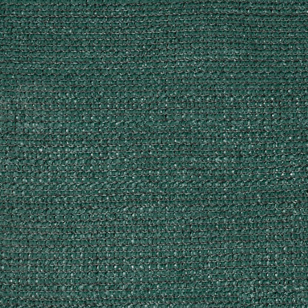 Dunkelgrünes Netzgewebe mit einer gewebten Textur. Kleine Lücken zwischen den Fäden.