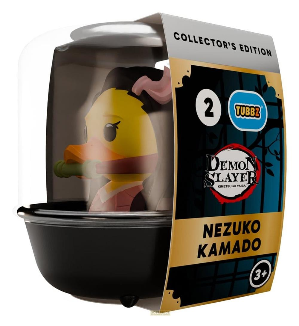 Gelbe Ente Figur in Collector's Edition Verpackung, Nezuko Kamado.