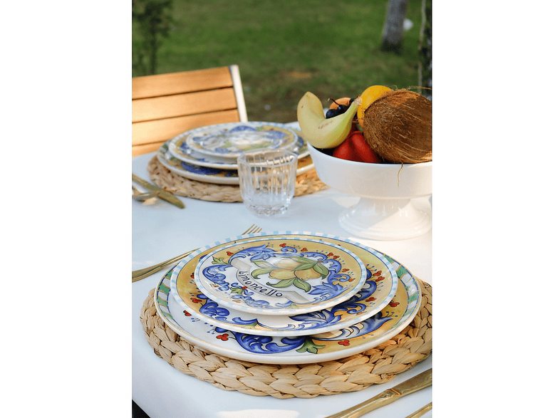 THE MIA Limoncello 6'lı 19 cm Seti Şık Tasarım Yapı Sofra Sunumları Pasta Tabağı