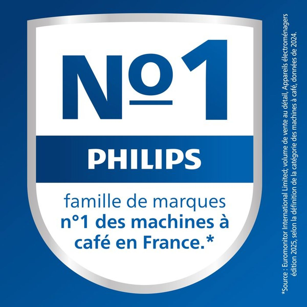 Logo Philips: N°1 delle macchine da caffè in Francia.