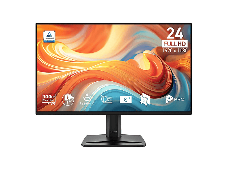 MSI Pro MP245 E14VL LED VA 23,8 inç Full-HD 1 ms 144 Hz Monitör Siyah