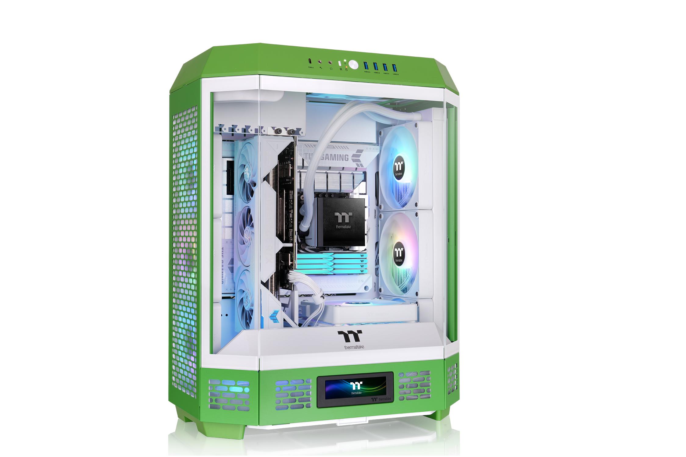 THERMALTAKE The Tower 600 Light-Year Temperli Cam USB 3.2 ATX Mid Tower Bilgisayar Kasası