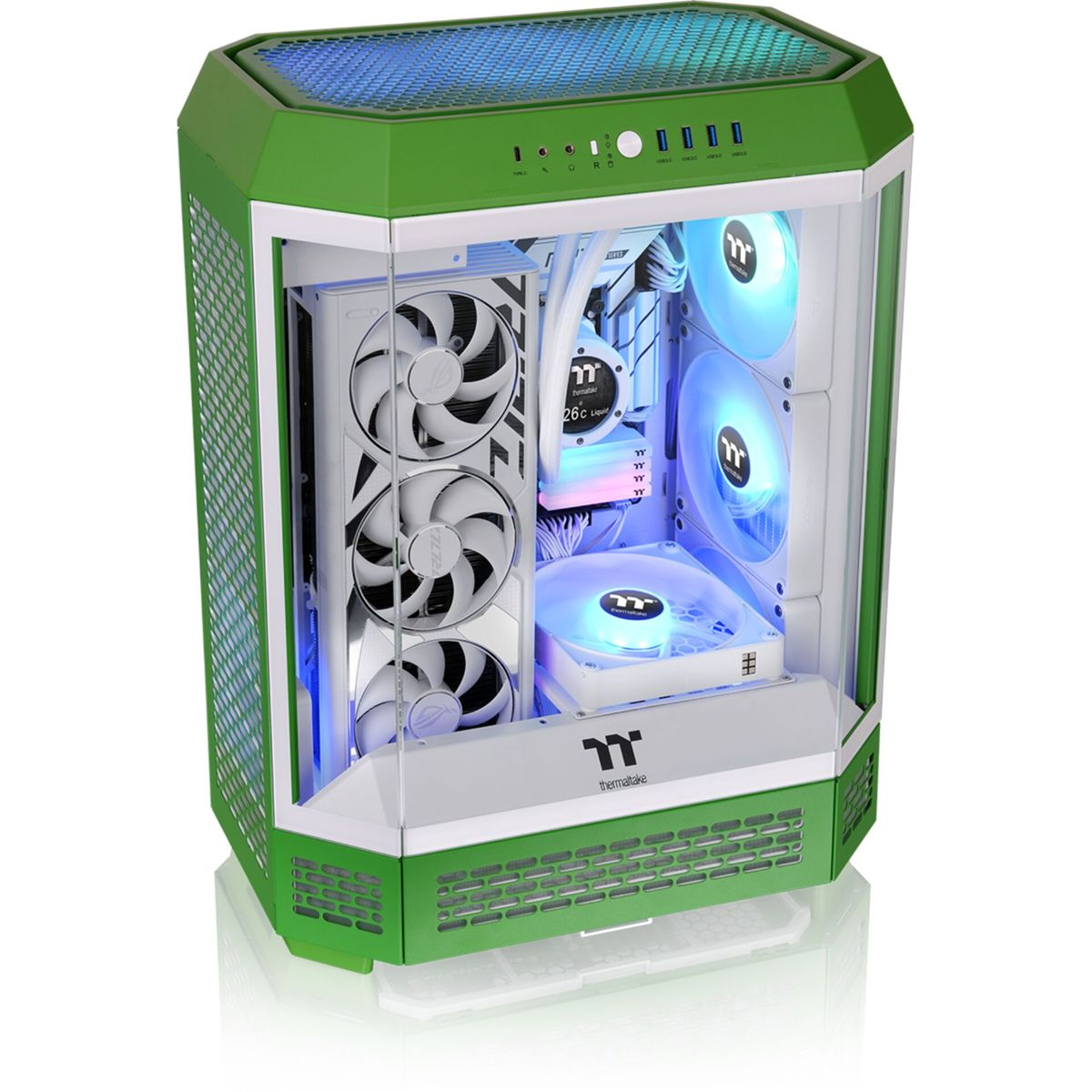 THERMALTAKE The Tower 600 Light-Year Temperli Cam USB 3.2 ATX Mid Tower Bilgisayar Kasası