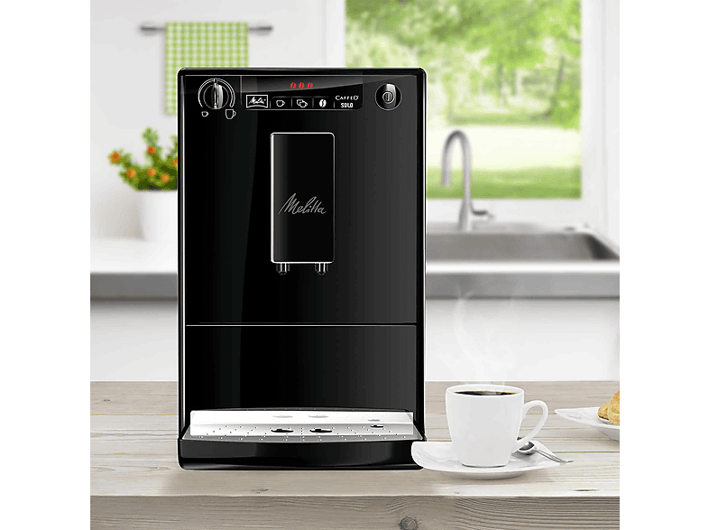 MELITTA Solo Pure Black E 950-322 Kaffeevollautomat Schwarz