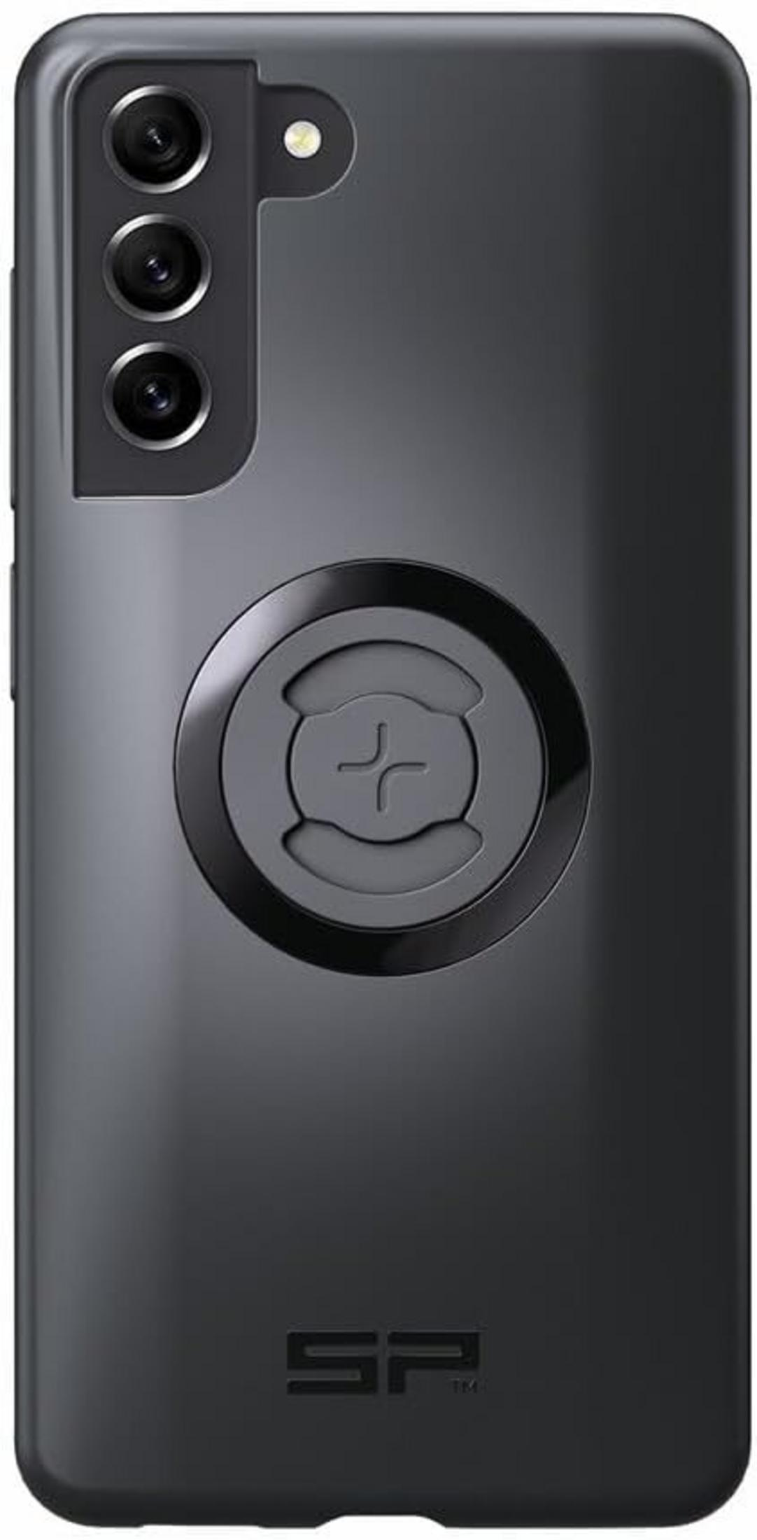 Dunkelgraue Smartphone-Hülle mit dreifacher Kamera und kreisförmigem SP-Mount auf der Rückseite.