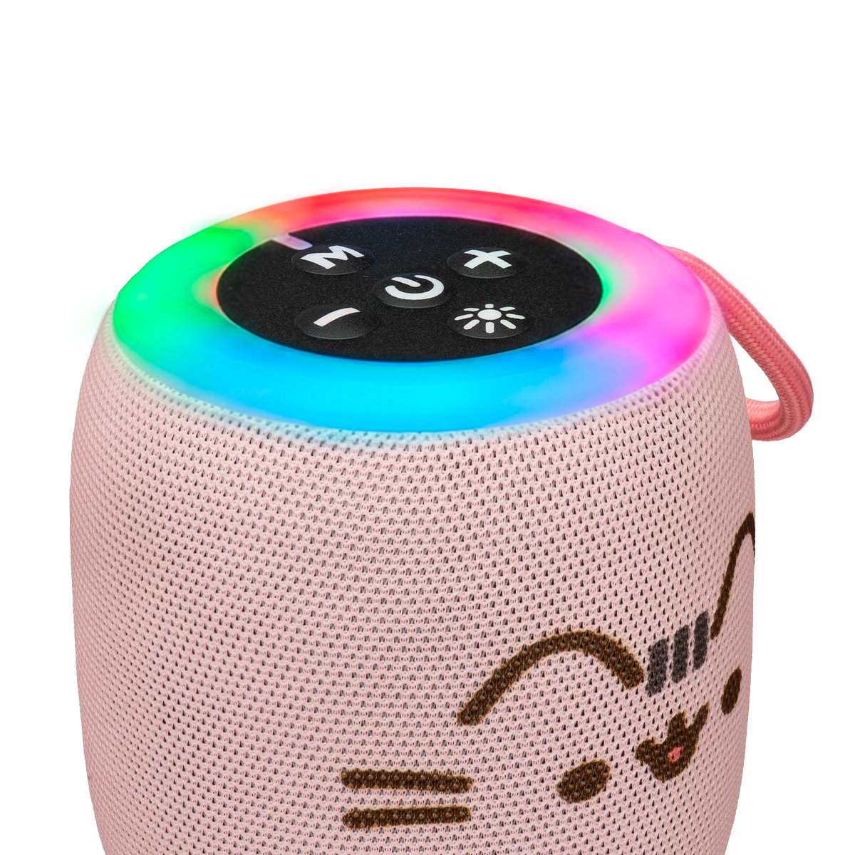 Głośnik bezprzewodowy PUSHEEN EGM-230156 Bluetooth 5.3, 5 W, microSD, AUX i akumulator 800 mAh różowy