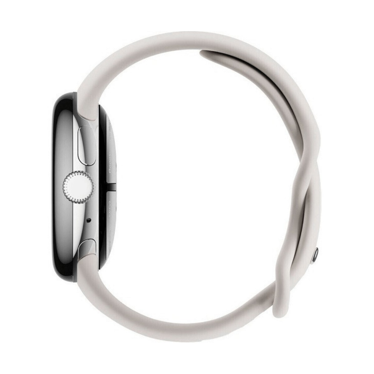 Smartwatch | GOOGLE Pixel Watch, S/L, Acero inoxidable, Beige