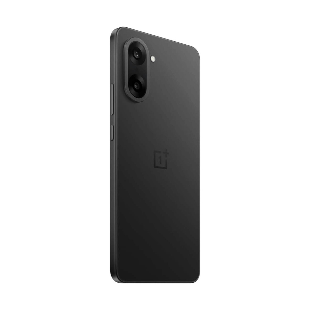 Vue arrière d'un smartphone noir avec un module photo vertical et le logo OnePlus.