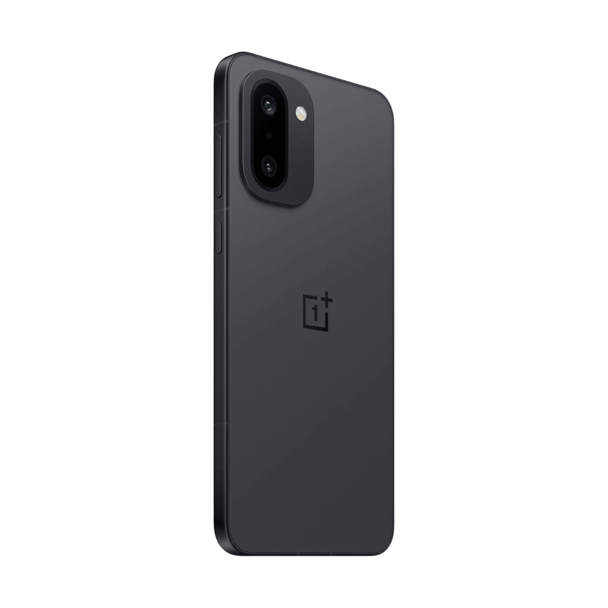 Dos d'un smartphone OnePlus noir avec double caméra verticale et logo.
